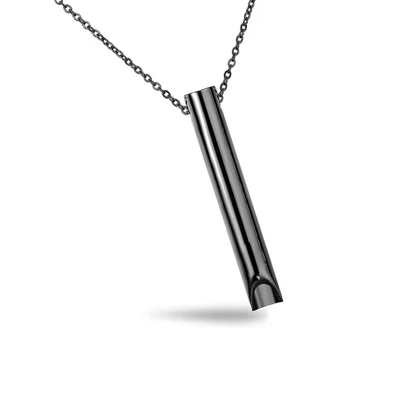 Punk Steel Necklace for Meditation Anxiety Relief Yoga Men