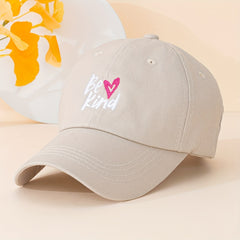 Be Kind Embroidery Baseball Cap Unisex Casual Couple Dad Hats