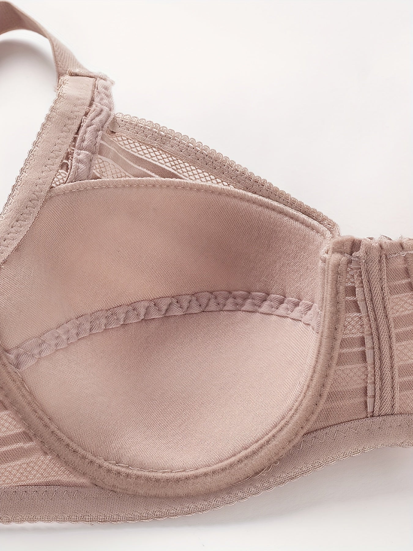 Solid Push Up Bra Comfy & Breathable Everyday Bra Women's Lingerie