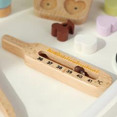 Wooden Playset Medical Kit Doctor Role Play Learning Gift