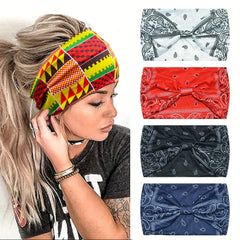 Boho Leopard Pattern Headband for Women Girls