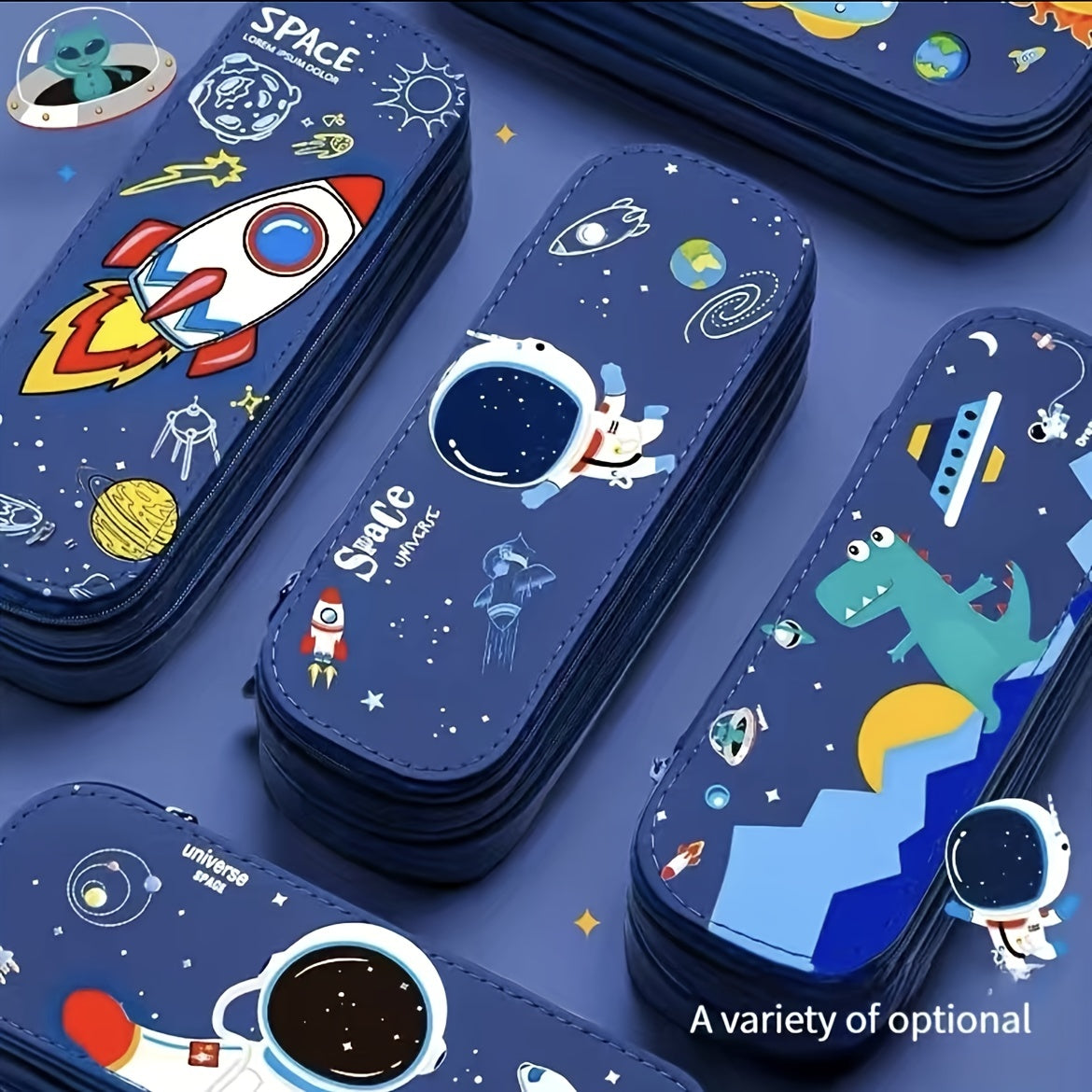 Large Capacity Stationery Box Pencil Case Double Layer Boy Handsome Good Looking