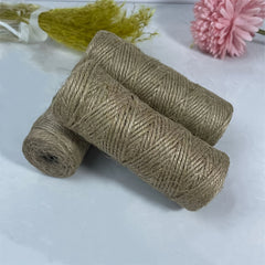 Natural Jute Twine Braided String - Gardening Plant Wrapping Arts Cra