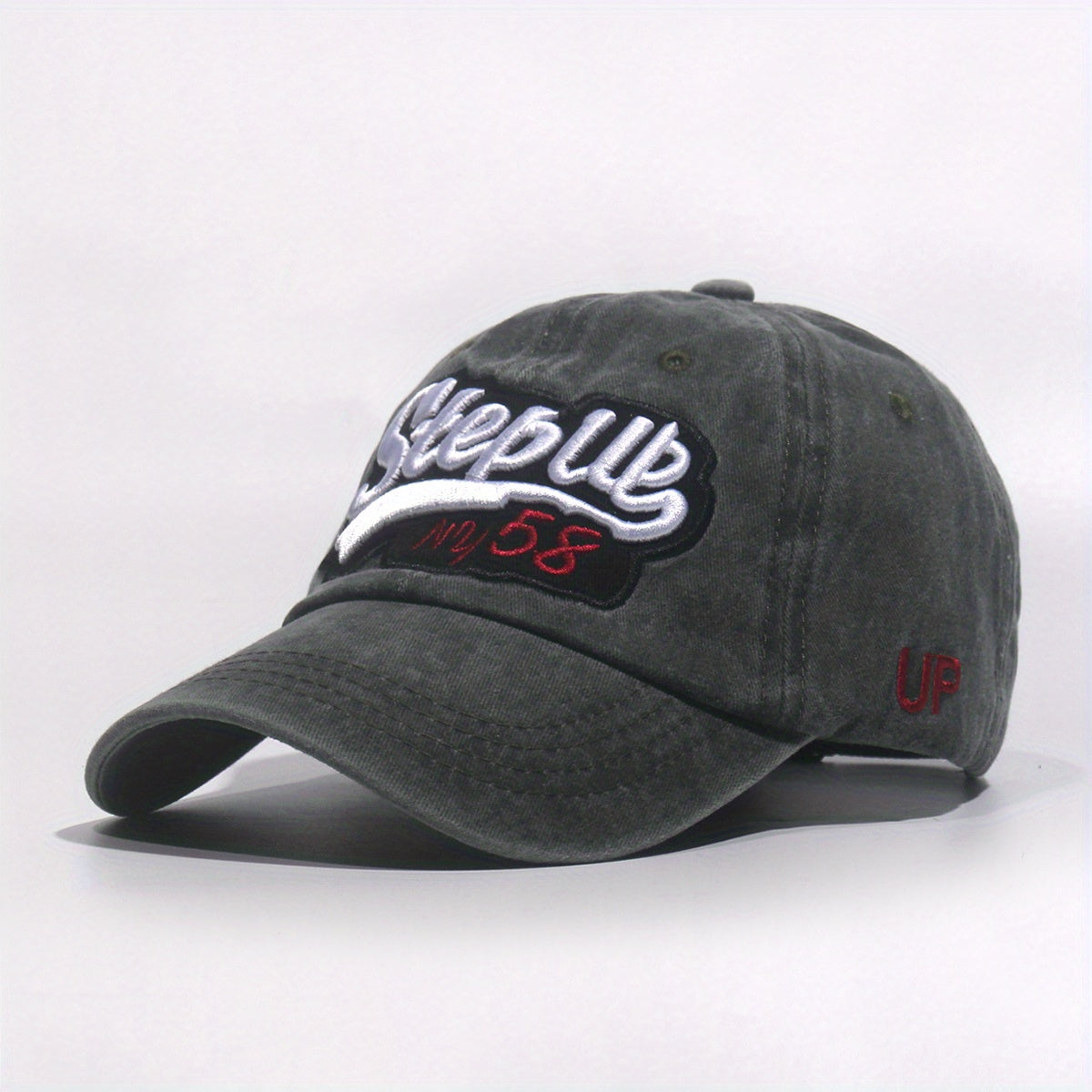 Men's Embroidered Baseball Cap Washed Cotton Hat