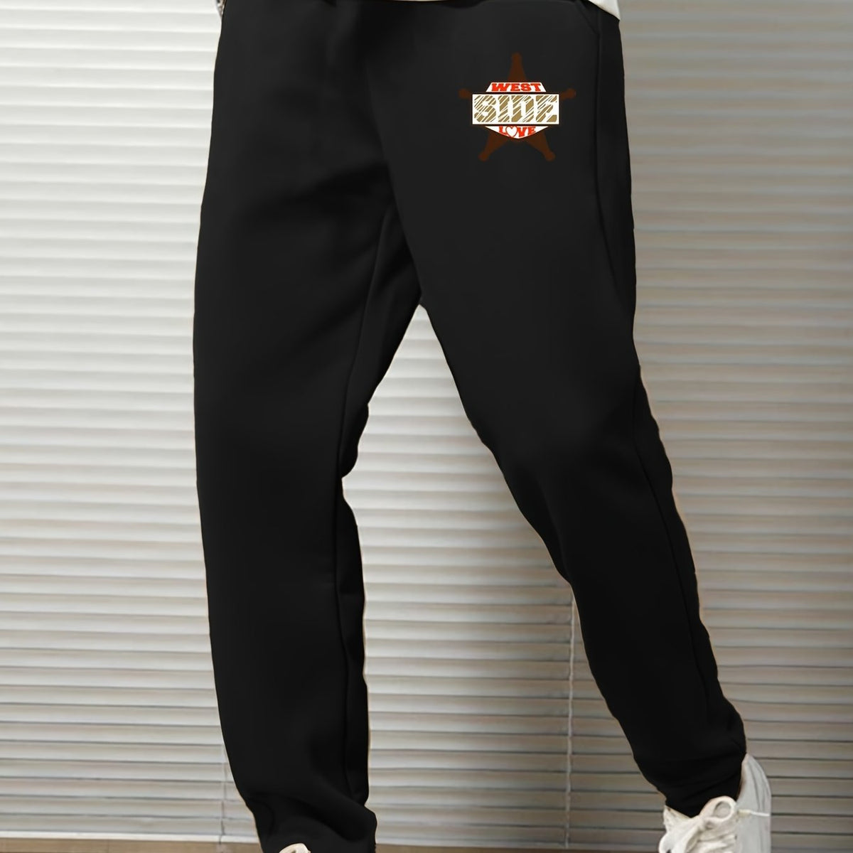 Letter Graphic Print Men's Sweatpants