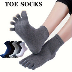 Men's Split Toe Tabi Socks Low Cut Five Toe Novelty