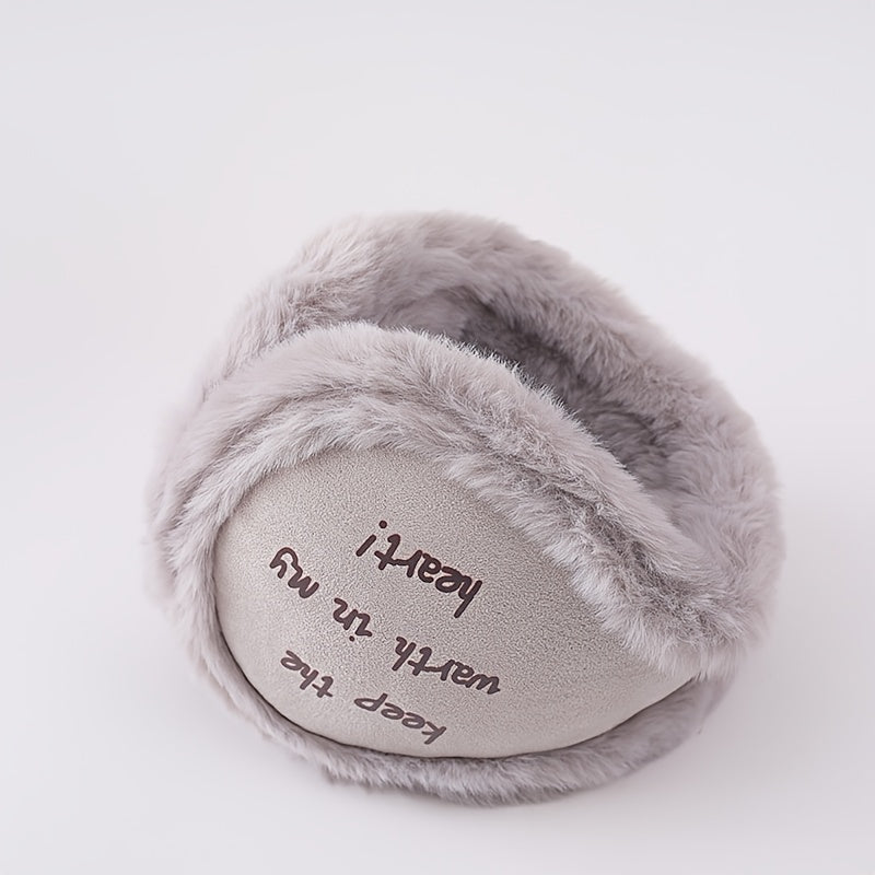 Cozy Comfort Women's Winter Ear Muffs with Embroidery
