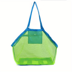 Kids Beach Toy Mesh Bag Seashell Tote for Shells & Toys