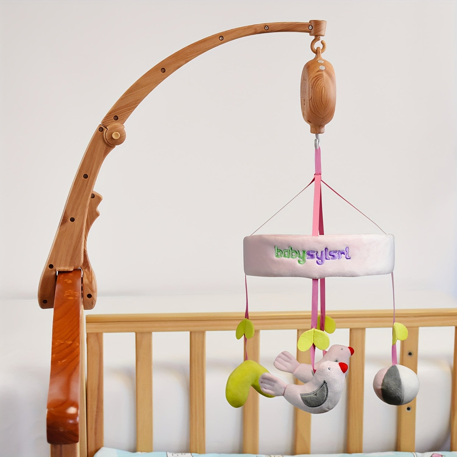 Wooden Mobile Foldable Bedside Toy