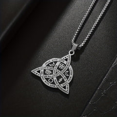 Viking Witch Celtic Knot Pendant Necklace Gothic Necklace