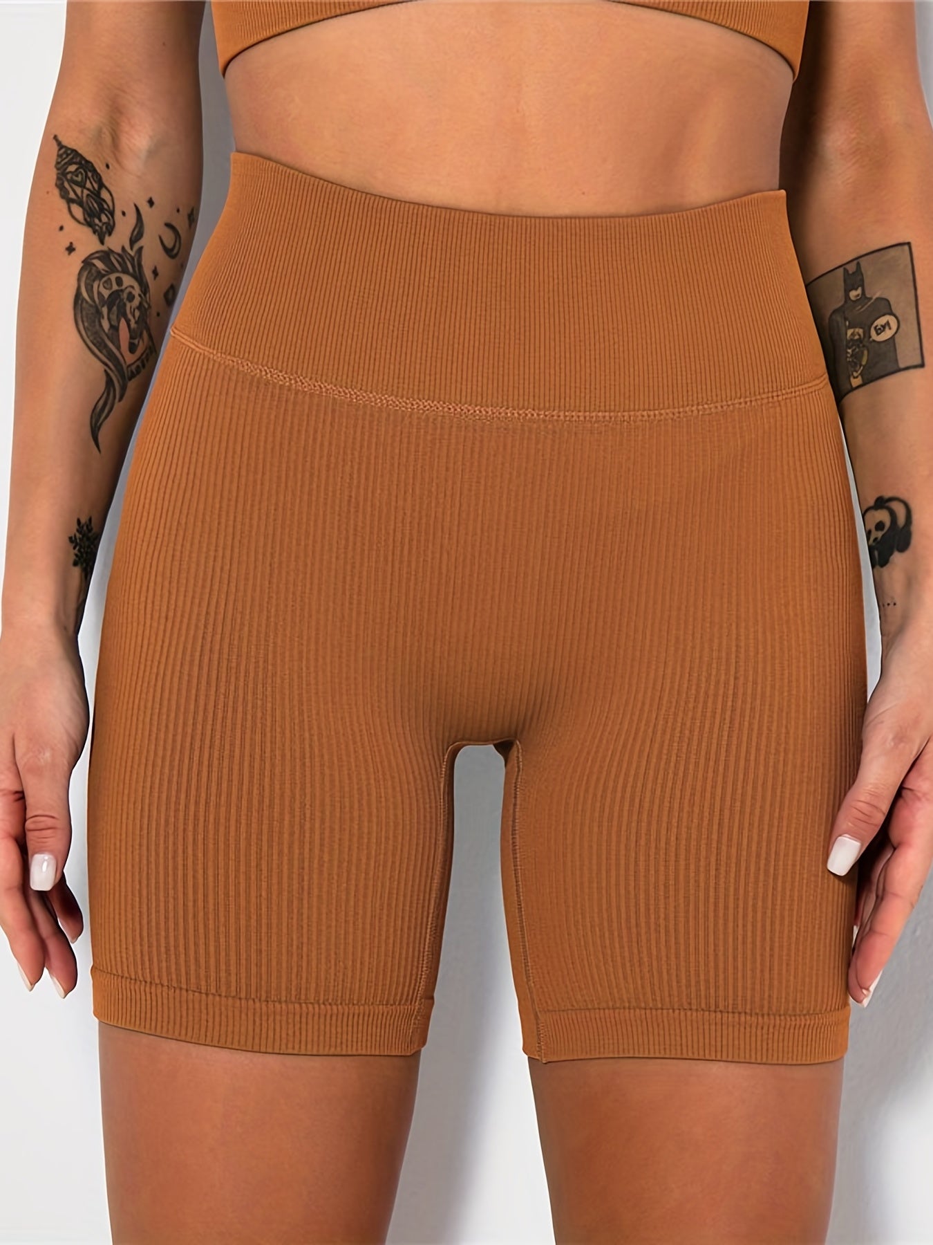 Seamless High Waist Yoga Shorts Women's Activewear