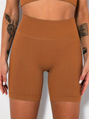Seamless High Waist Yoga Shorts Women's Activewear