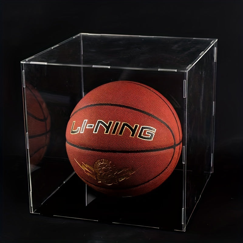 High Transparent Football Basketball Display Box