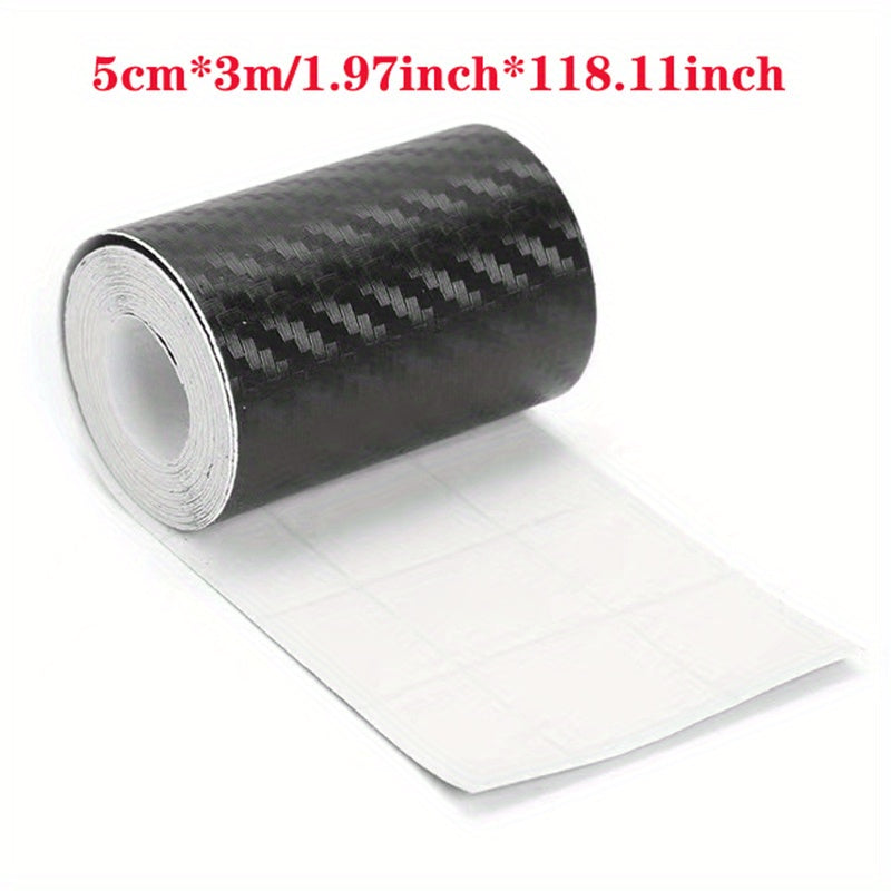 3D Carbon Fiber Car Stickers Scratch Proof T