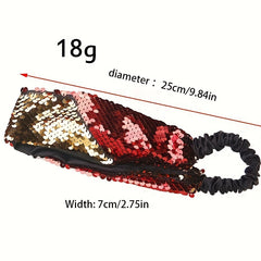 Mermaid Sequin Hair Band Hiphop Style Accessory