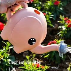 Elephant Watering Can Indoor Outdoor Plastic Pink Toy Shower Head