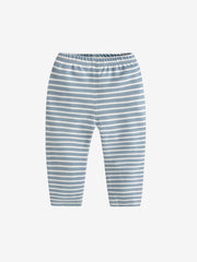 Girls Cotton Striped Pants Elastic Waist Kids Spring Summer Clothes
