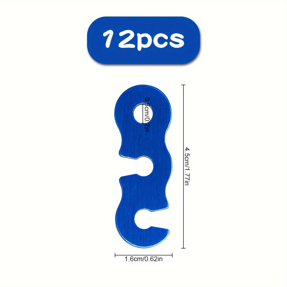 12pcs Guy Rope Tensioners Tent Wind Rope Buckle Cord Guyline Runners Adjuster