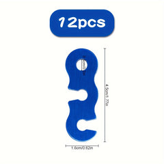 12pcs Guy Rope Tensioners Tent Wind Rope Buckle Cord Guyline Runners Adjuster