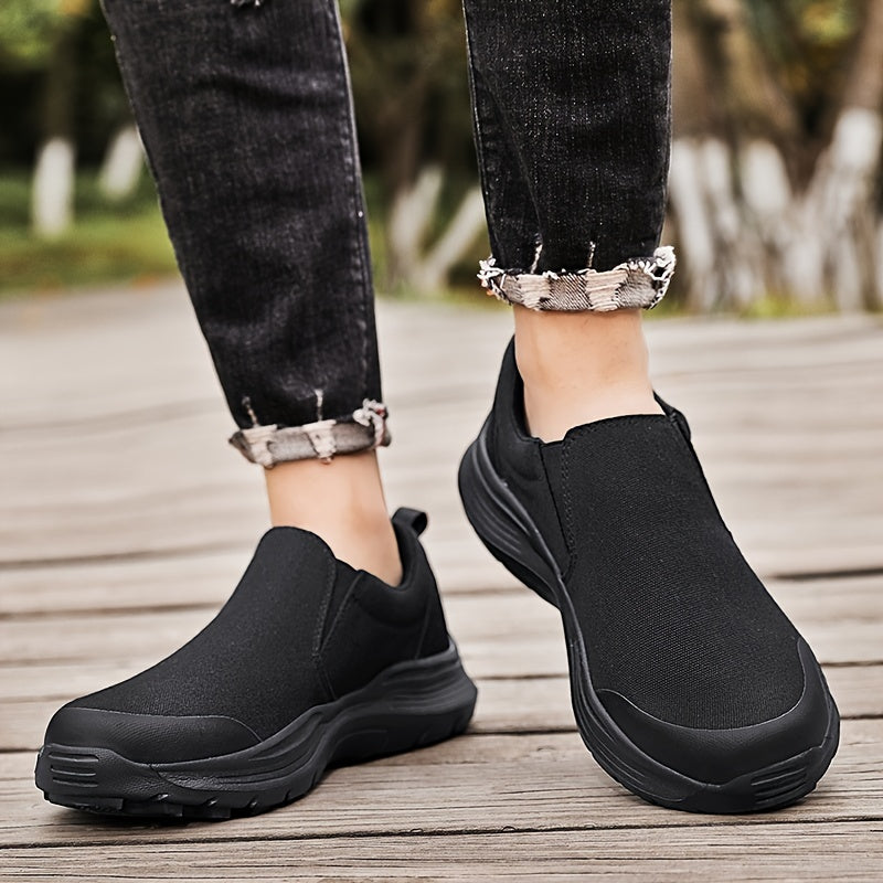Men's Canvas Slip On Loafer Shoes Walking Sneakers