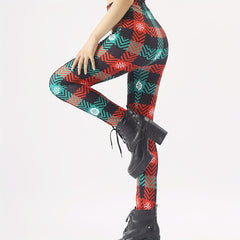 Christmas Print Tights Opaque Leggings Women's Stockings