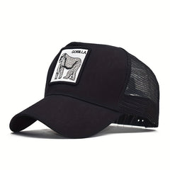 Adjustable Animal Embroidery Baseball Cap for Outdoor Sport