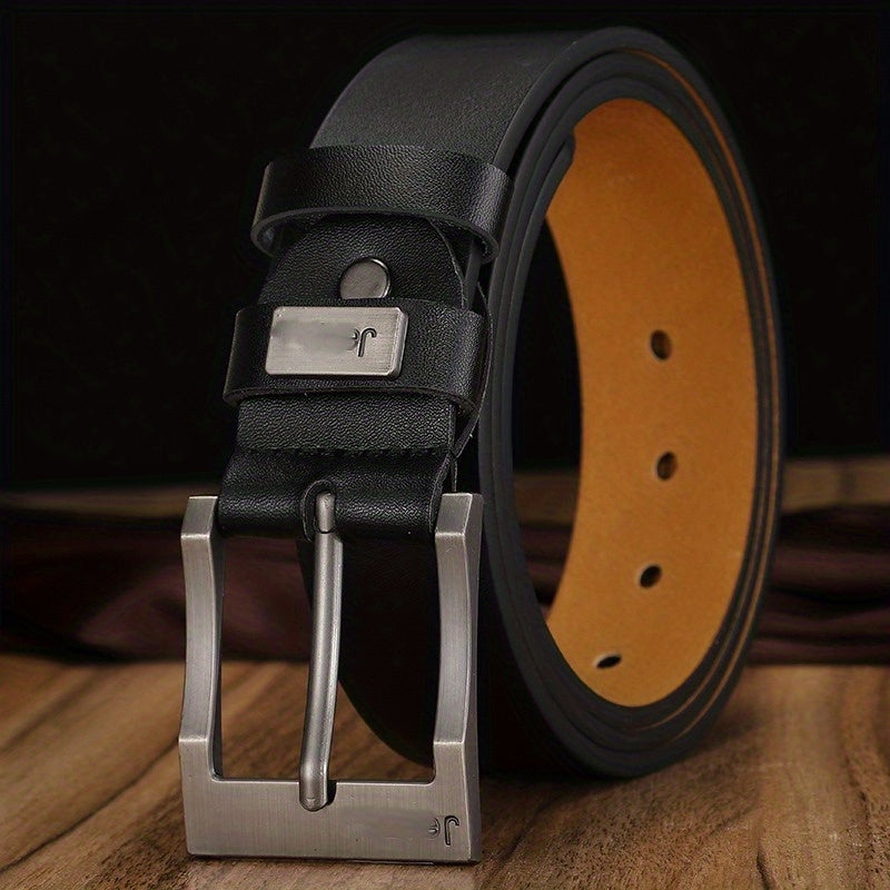 Men's Vintage Faux Leather Pants Belt