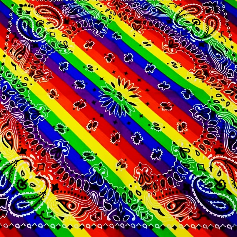 Pride Month Gay Rainbow Square Scarf Cycling Sports Scarf