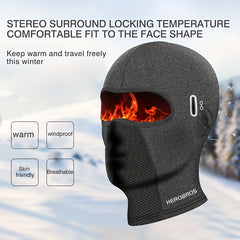 Cycling Full Face Mask Velvet Warm Headgear Motorcycle Liner