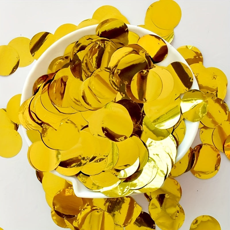Golden Desktop Paper Scraps for Party Decoration