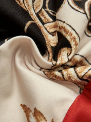 Women's Plus Baroque Print Cardigan & Tube Dress Set