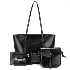 Minimalist Large Capacity Tote Bag Solid Crossbody Bag Women's Handbag