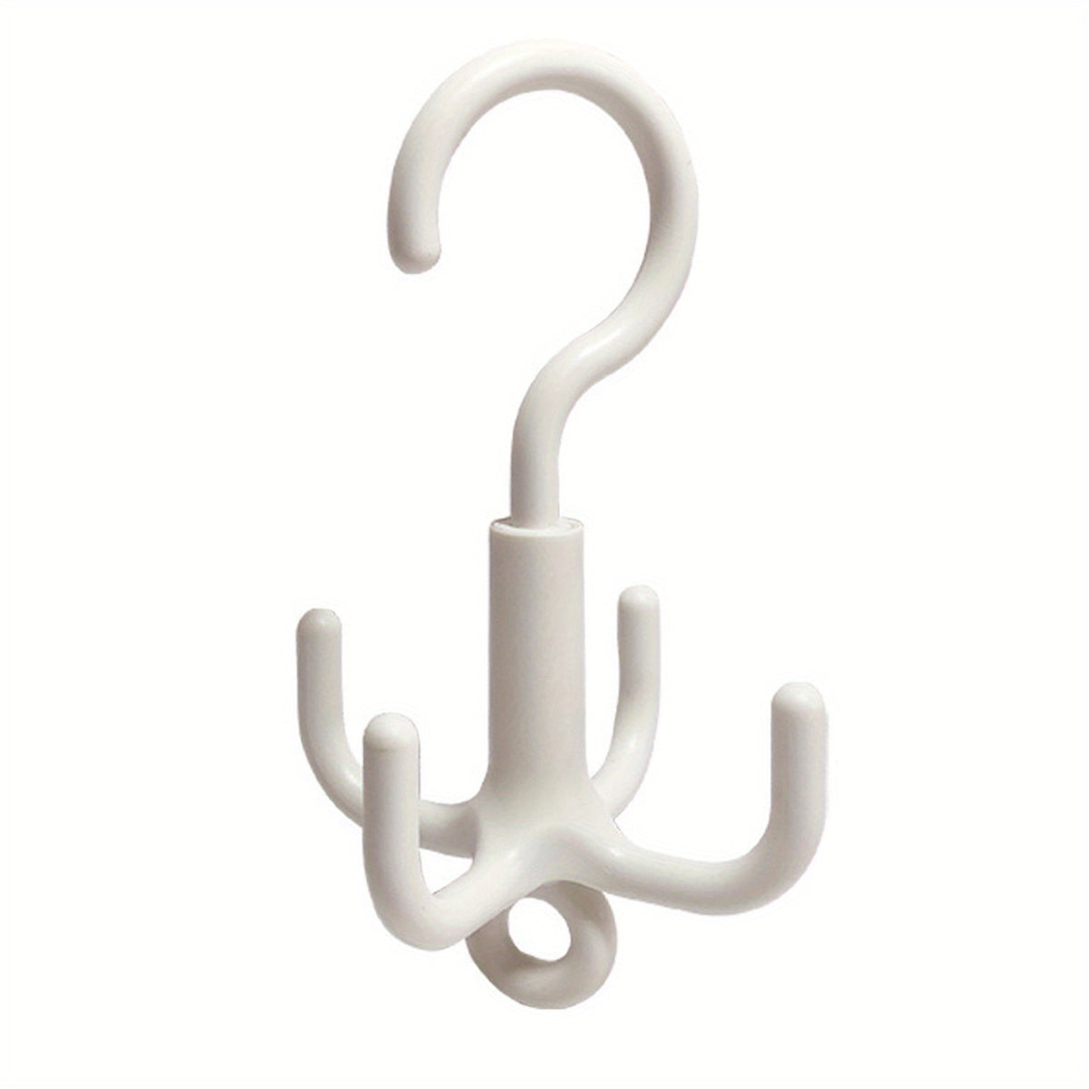 Rotatable Plastic Hanger Hook with 4 Claws