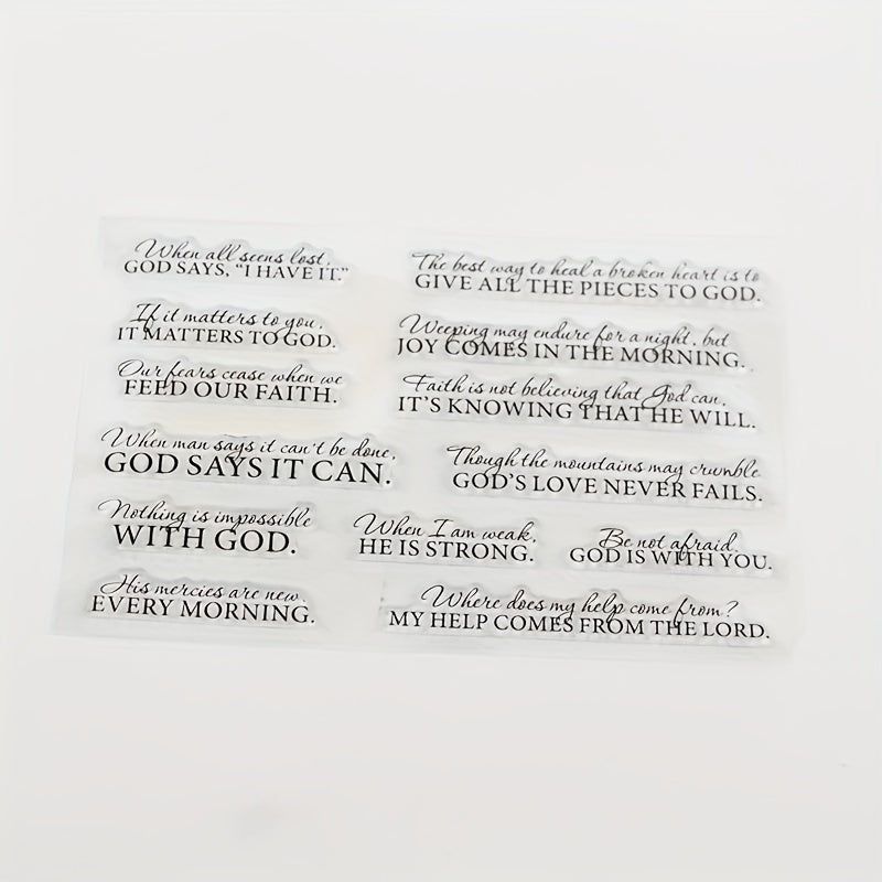 1pc Cute Transparent Stickers for DIY Scrapbooking