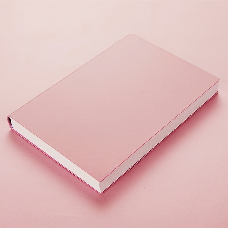 Pink Purple Student Notebook Diary Planner 148 Sheets Soft Leatherette Notepad