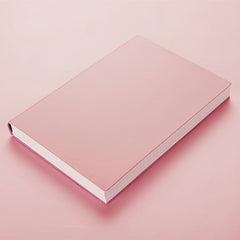 Pink Purple Student Notebook Diary Planner 148 Sheets Soft Leatherette Notepad