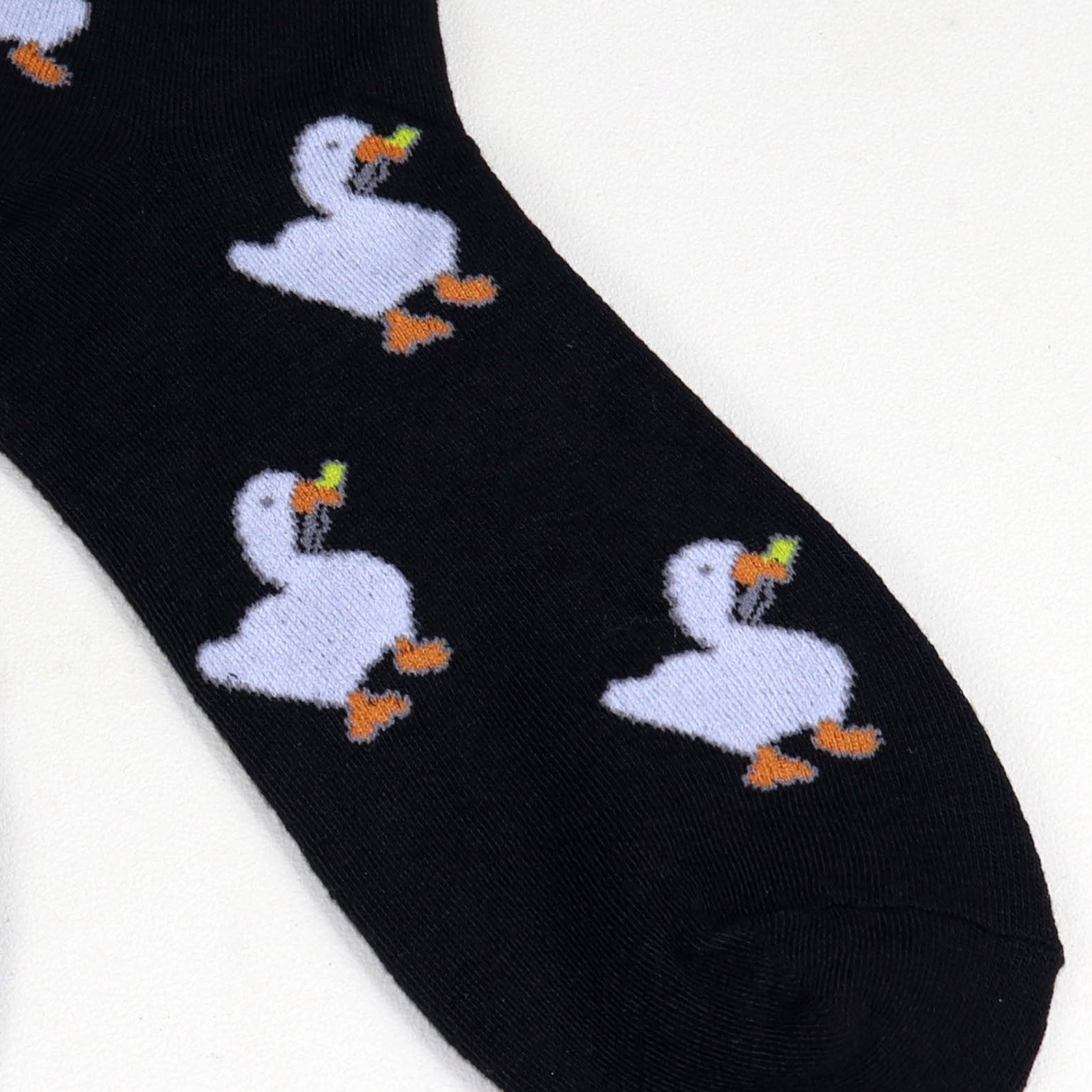 Duck Pattern Crew Socks Women's Stockings