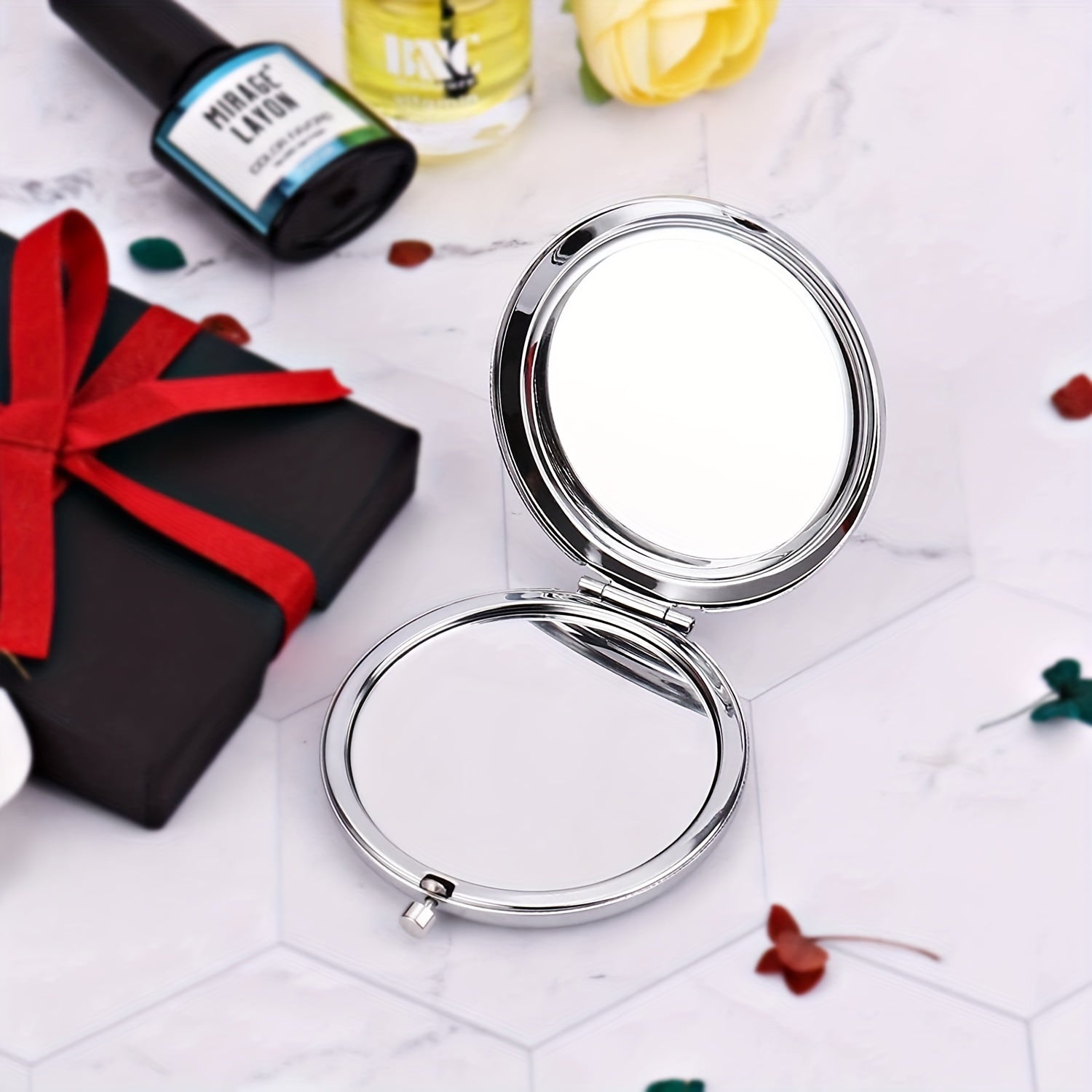 Romantic Compact Mirror for Wife - Mothers Birthday Gift