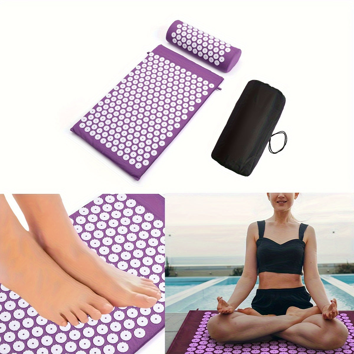 Acupuncture Mat Relieves Muscle Tension and Pain