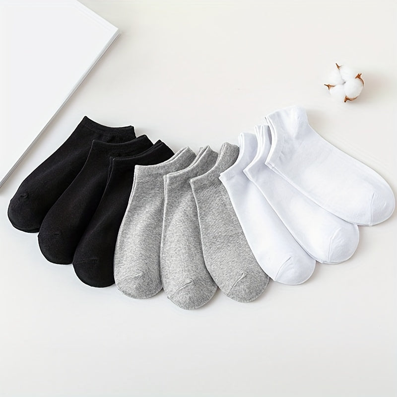 9 Pairs Lightweight Low Cut Ankle Socks Women's Stockings