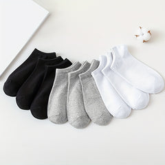9 Pairs Lightweight Low Cut Ankle Socks Women's Stockings