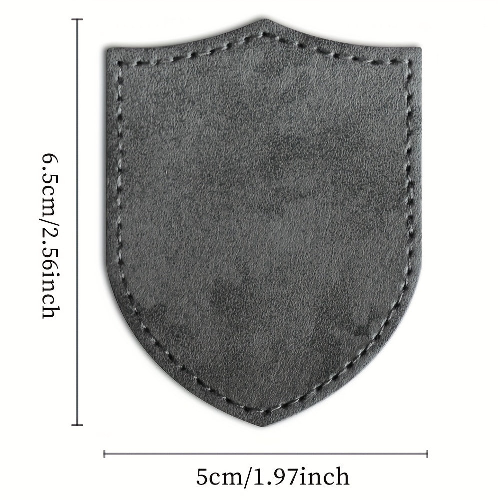 60pcs Blank Patches Laser Printing Leather Patch Iron On Sew On Repair Patch