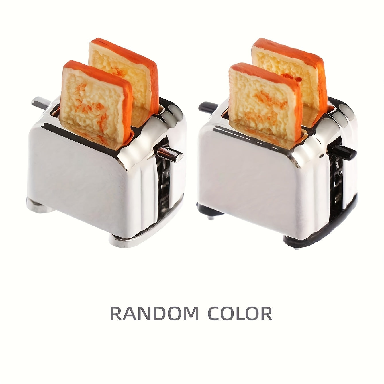Dollhouse Bread Maker 1:12 Scale Kitchen Scene Accessory with 2 Slices of Bread