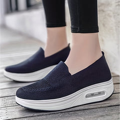 Women's Air Cushion Slip On Sock Shoes Casual Walking Shoes