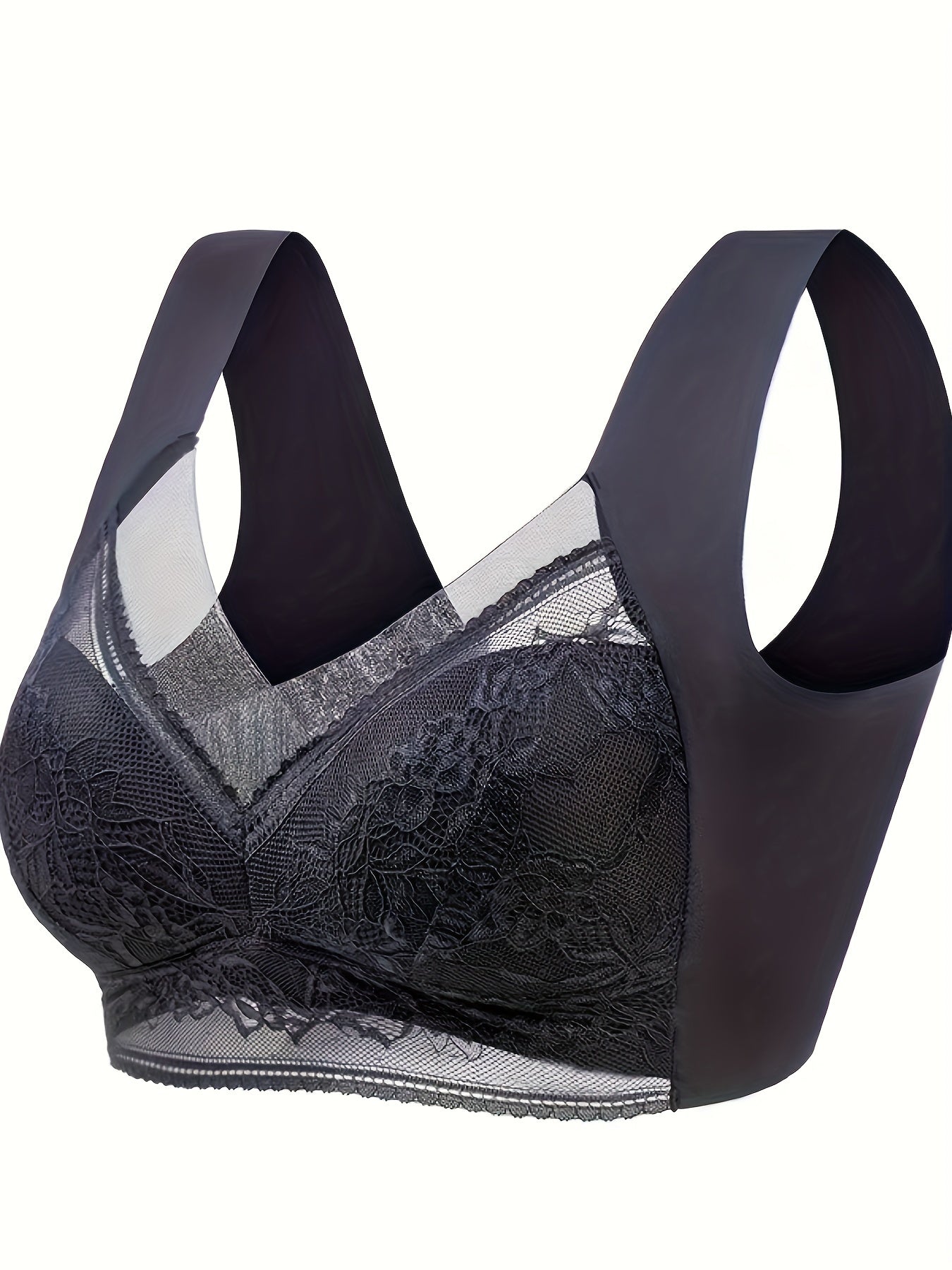 Wireless Lace Bra Tank Top for Comfort