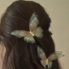 2PCS Butterfly Hair Clip Vintage Bohemian Style Hair Accessories