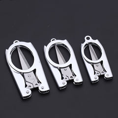 Portable Stainless Steel Scissors for Travel and Emergencies