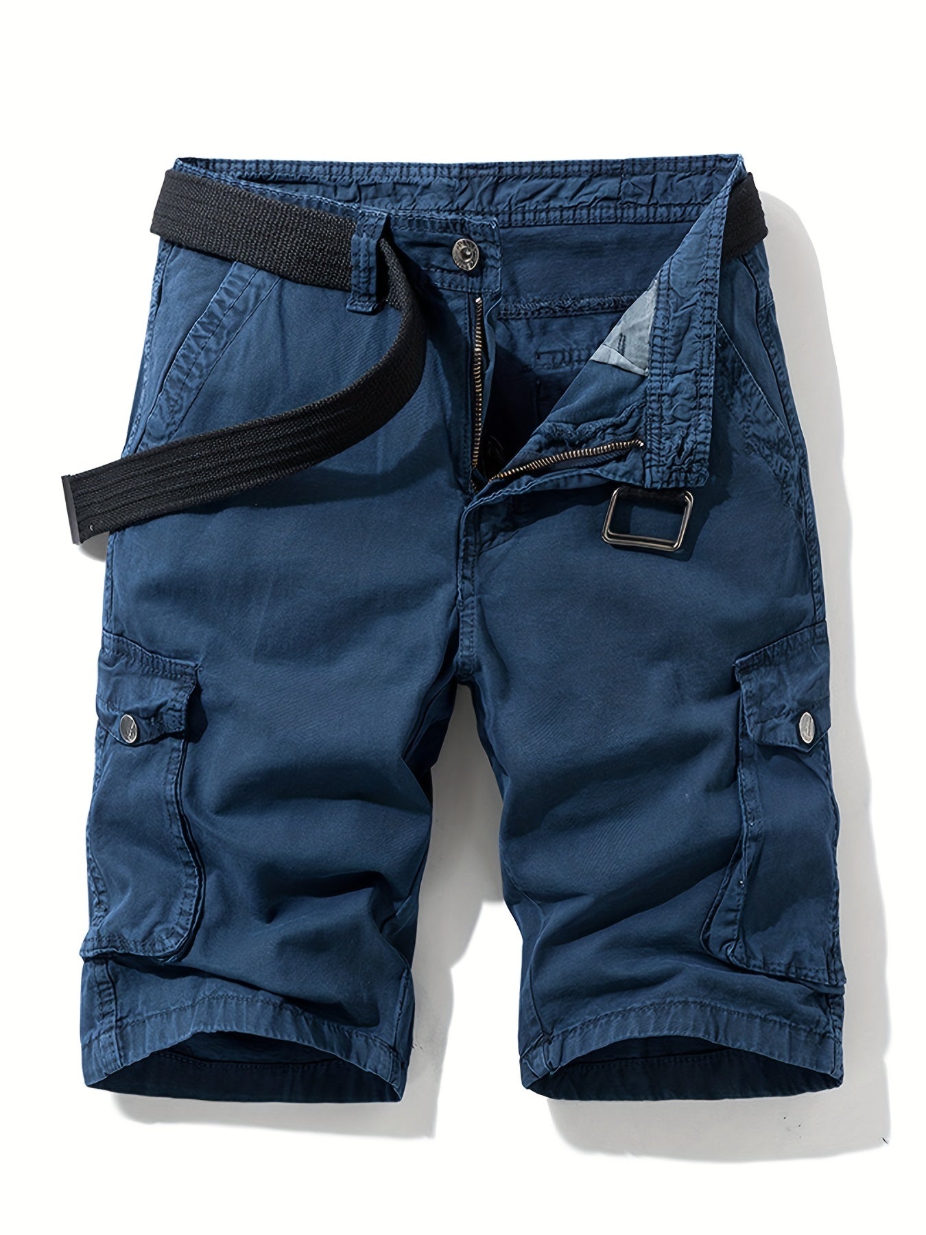 Men's Cargo Shorts with Flap Pockets for Spring & Summer