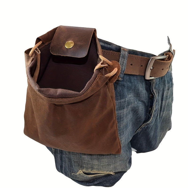 Canvas Foraging Bag for Outdoor Adventures - Ideal for Collecting