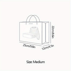 3D Flower Gift Bag Double Layer Yarn Bow Tote Bag